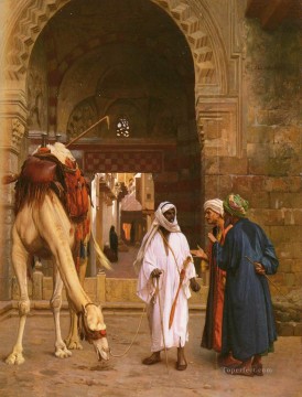 Disputa DArabes Orientalismo árabe griego Jean Leon Gerome Pinturas al óleo